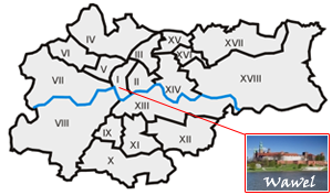 mapa krakowa